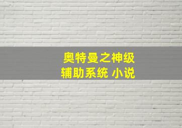 奥特曼之神级辅助系统 小说